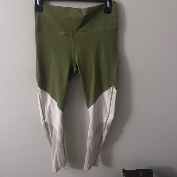 Fabletics Pants - Green, Pink, & White Leggings